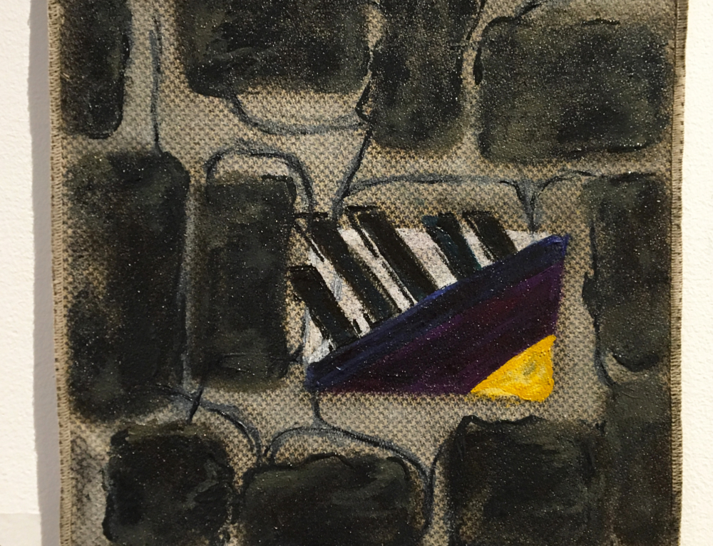 … along the whole street there was a solitary outlier…