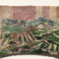 Painting of Croatian landscape on fabric