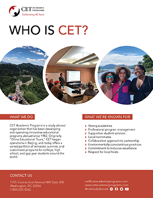 Who Is CET? Flyer