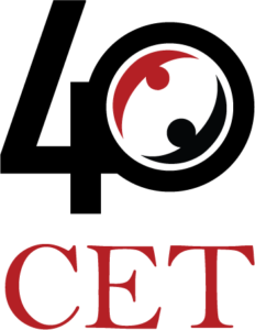 CET 40th Anniversary Logo